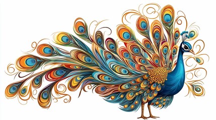 peacock feather pattern