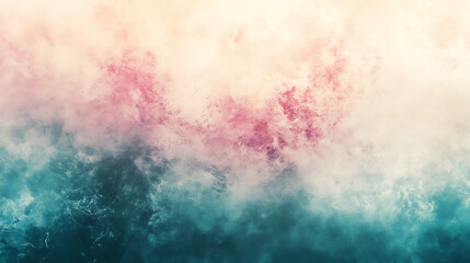 Fototapeta premium Dreamlike Pastel Sky: A Watercolor-esque Abstract Landscape