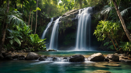 Tropical Waterfall
