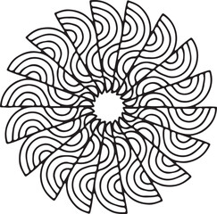 vector illustration mandala design