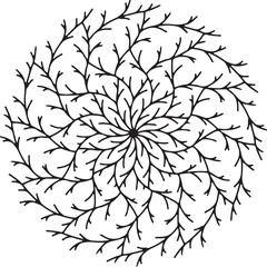vector illustration mandala design