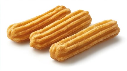 Set de tres churros. Dulce típico.