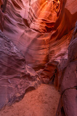 Antelope Slot Canyon Passageway hits the end if the eroded slot, but thousands of years from now...