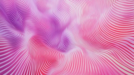 Wavy lines in shades of pink and purple, forming an abstract, psychedelic background.