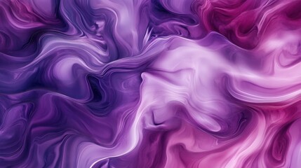 Obraz premium Mystical Purple Smoke Patterns Against Dark Background