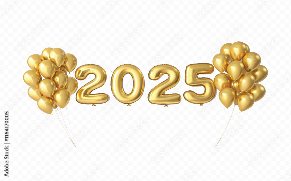 Fototapete abstract 3d 2025 text made with high resolution different premium golden colour hellium in topview b