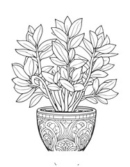 Enjoy creative relaxation with intricate botanical bliss adult coloring pages
