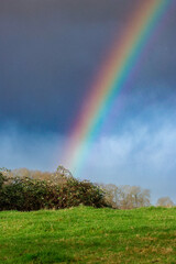 intensiver Regenbogen