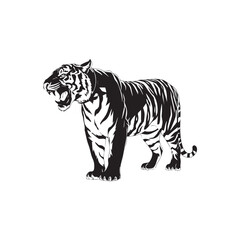Tiger Silhouette vector 