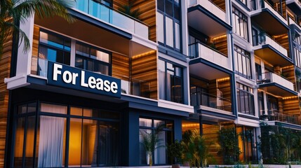 Obraz premium Modern apartment building with 