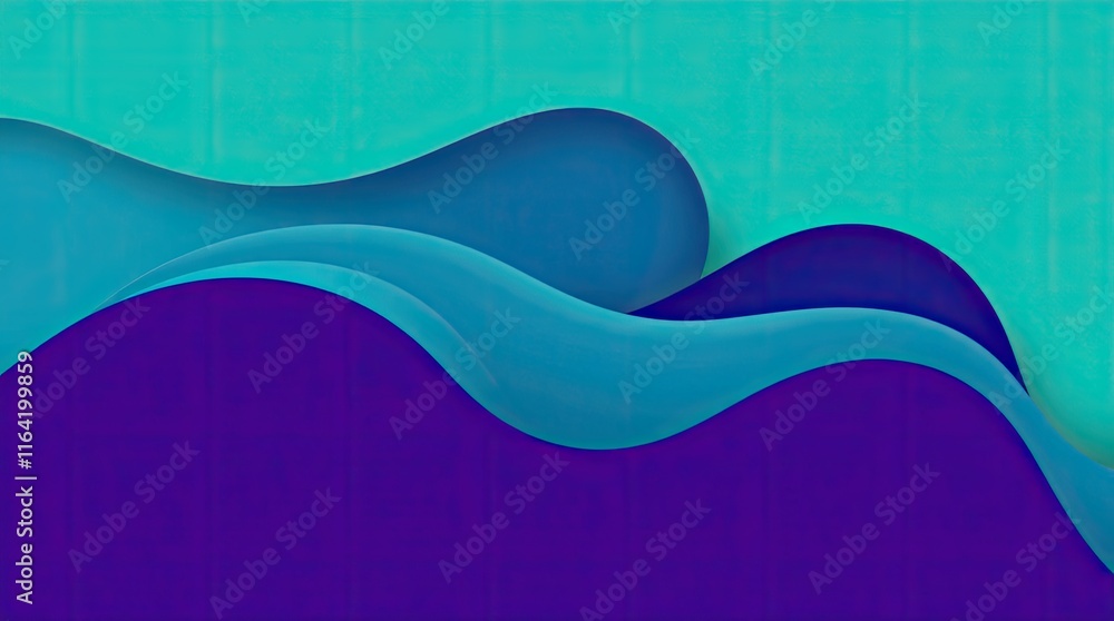 Aufkleber swirling patterns of blue and purple tones flow gracefully across the backdrop, creating an abstract