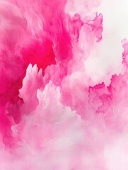 Fototapeta premium Pink White Painting Close Up