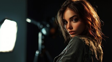 Studio Portrait: A Captivating Look