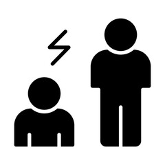 Exploitation Vector Glyph Icon Design