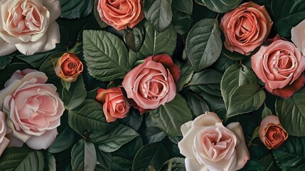 botanical garden seamless pattern wallpaper