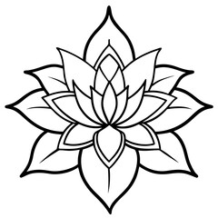 abstract flower vector