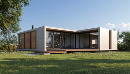 Obraz premium house in the park