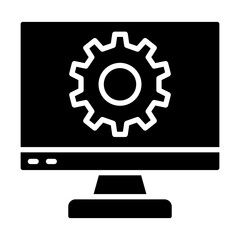 Configuration Vector Glyph Icon Design