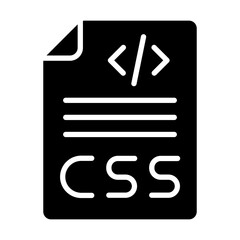 Css Vector Glyph Icon Design