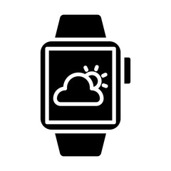 Weather Vector Glyph Icon Design