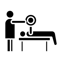 Training Vector Glyph Icon Design