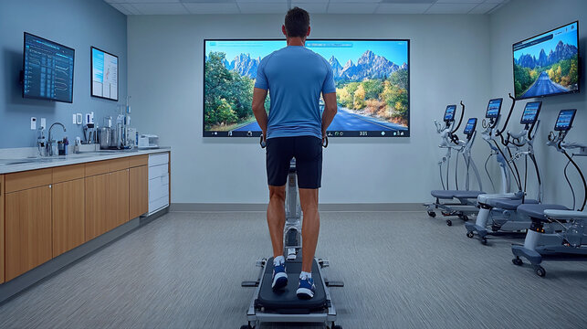 Patient Engages With Augmented Reality Application in a Rehabilitation Setting for Therapy Enhancement