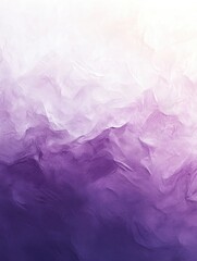 Obraz premium Purple and White Painting