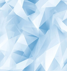Fototapeta premium Soft ice blue and pale white abstract pattern background. Geometric shape. Line stripe angle facet triangle fold. Color gradient. Noise grain. Business, tech. Design. Minimal.