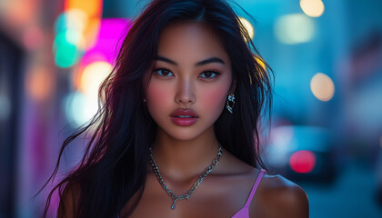 portrait of a person in a nightclub