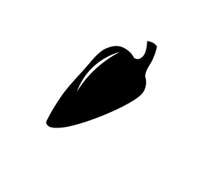 Single bell pepper icon. Pepper symbol illustration on transparent background PNG. 
