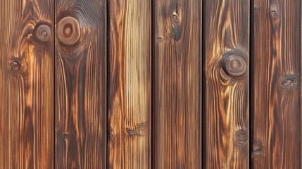 Rustic Wooden Planks with Natural Texture and Grain Patterns