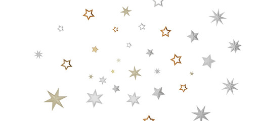 Abstract illustration of stars in the night sky, perfect for backgrounds and designs