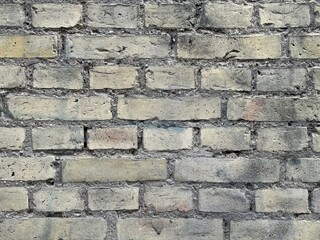 antique brick wall background, ancient brick surface