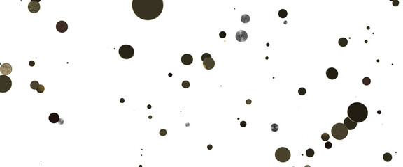 gold  Celebration: Captivating 3D Illustration of Shimmering gold Confetti