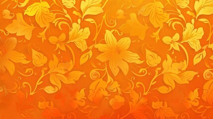 orange seamless pattern wallpaper