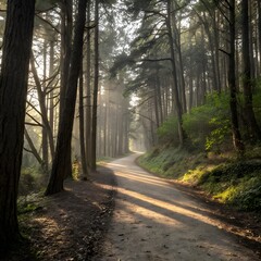 road in the forest
