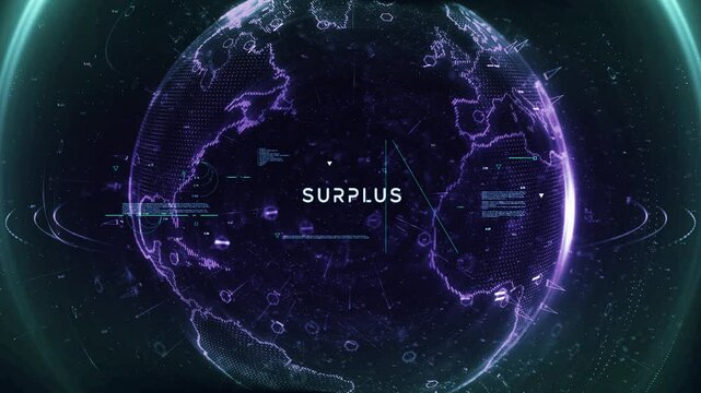  Digital Data Particle Earth surplus