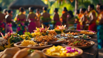 An Exuberant New Year Celebration in Fiji with Traditional Dishes and Local Dances