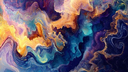 A Dazzling Ethereal Dance of Atman Spirit Through Vibrant Energy Forms and Cosmic Interconnectedness