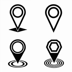 Versatile Location Pin Vector Design Bundle.