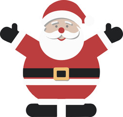 Marry Christmas icon silhouette vector with white background