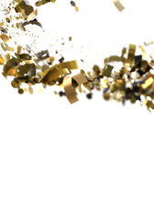 Golden Confetti Celebration