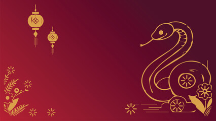 Chinese new year decoration background