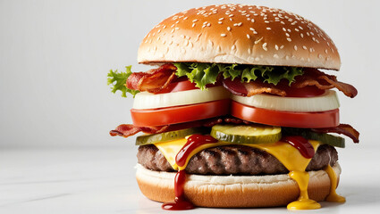 a mouthwatering high-definition illustration of a Bargar