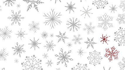 Snowflakes - Abstract Gold Star Falling Soft Focus Background, 3D rendering.