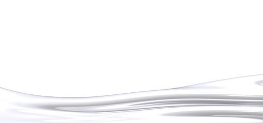 Abstract White Liquid