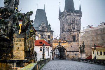 Mysterious Charles Bridge In Prague: one of most popular Europe's Amazing Historical Sights