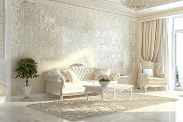 modern conceptual Luxury Incorporating patterned wallpaper into your design contemporary bright stylish interior