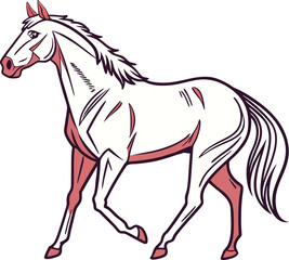 horse vector art and illustration