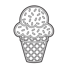 Simple, Easy, and Large Print Designs for Adults and Kids. Bold and easy coloring page